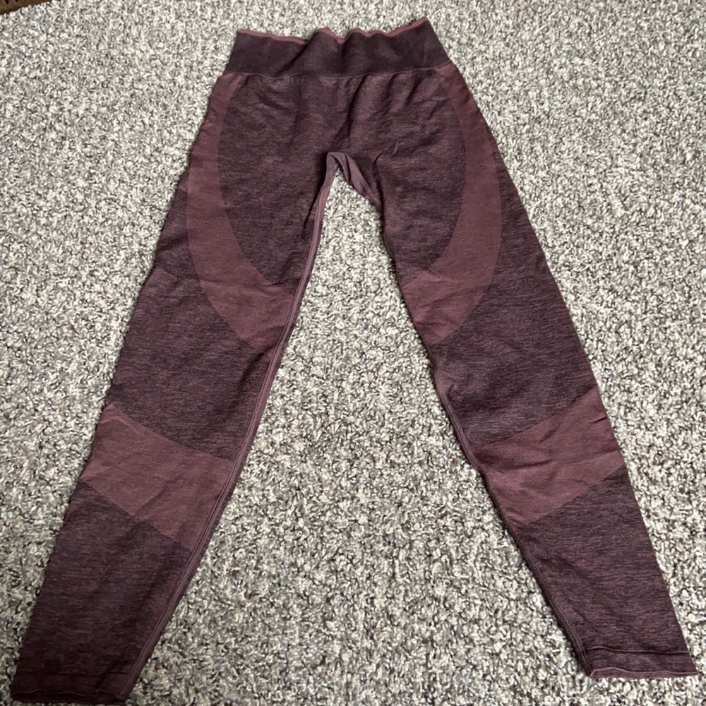 Pink victoria secret maroon leggings